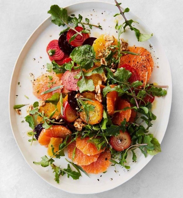 Carpaccio betteraves et oranges